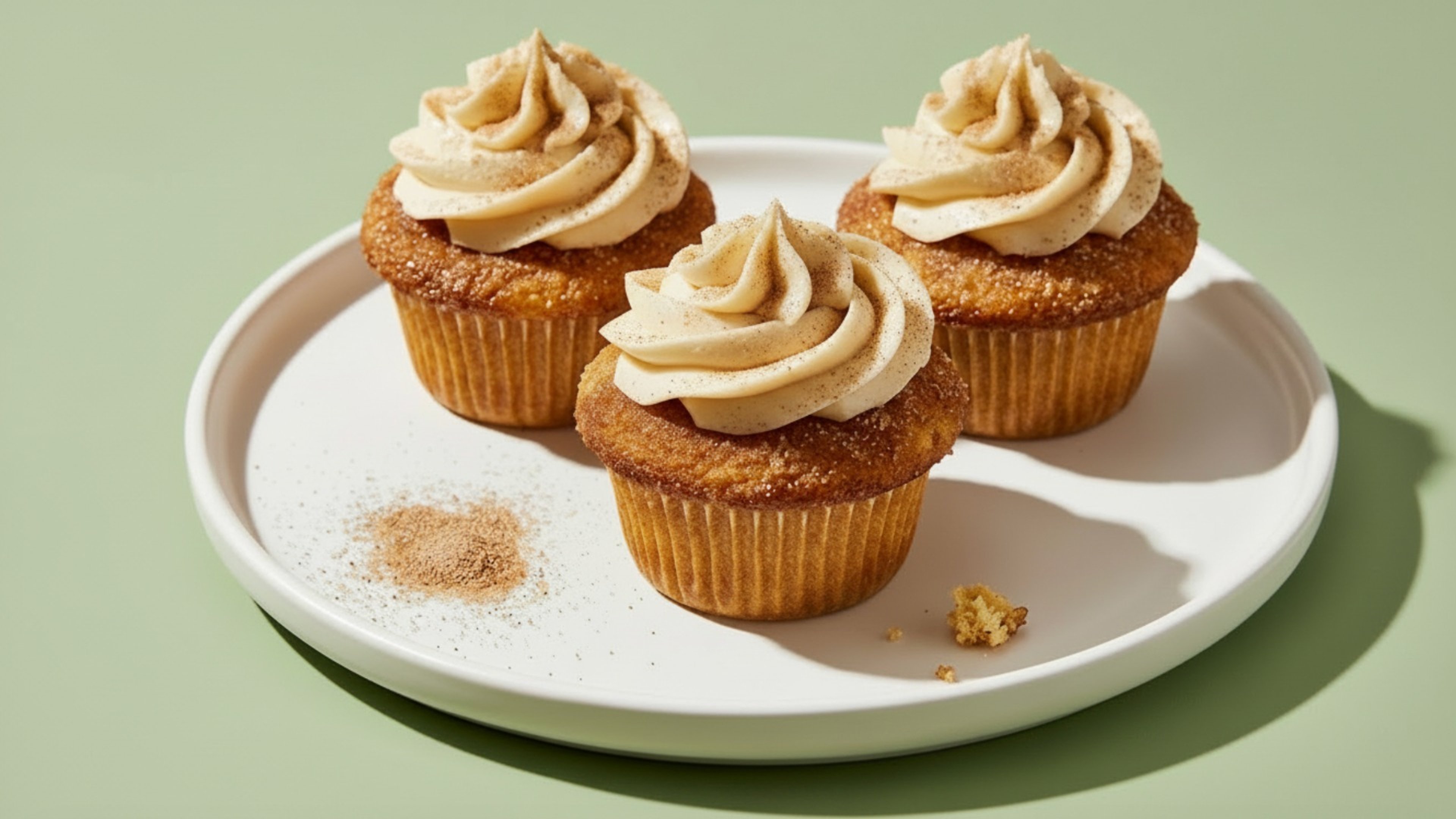Gebacken statt frittiert: saftige Churro-Cupcakes mit Zimt-Zucker und Karamell-Frosting