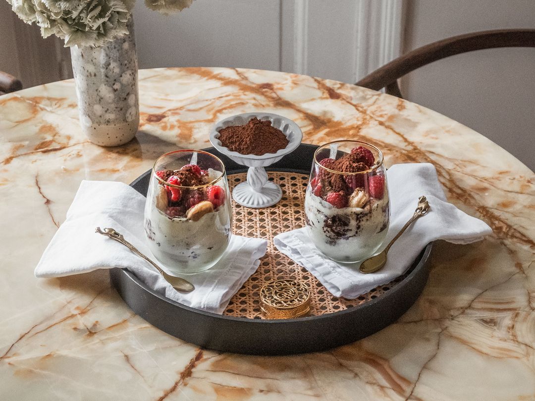 Tiramisu mit Vanille und Himbeeren mit dem Cookit