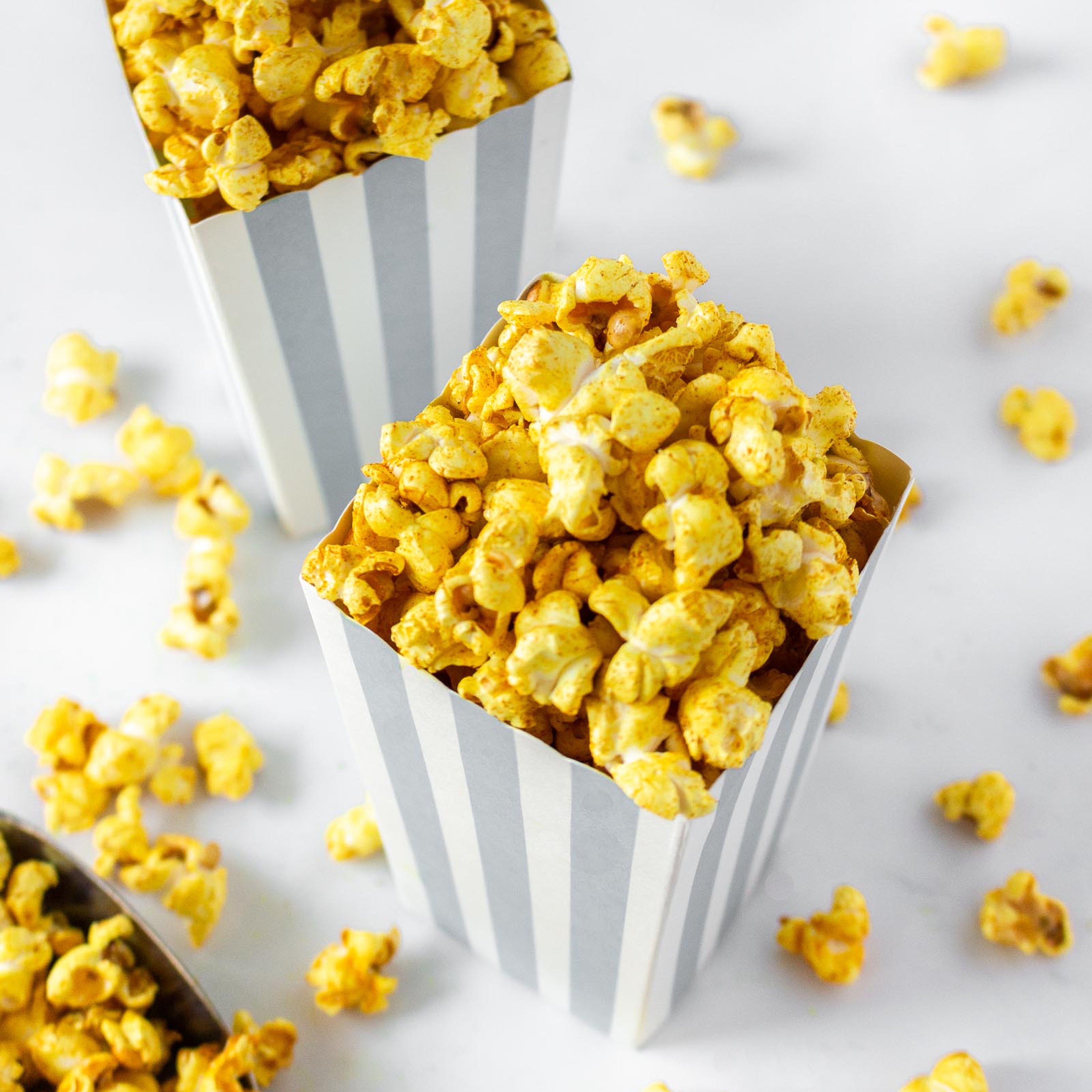 Spicy Curry Turmeric Popcorn