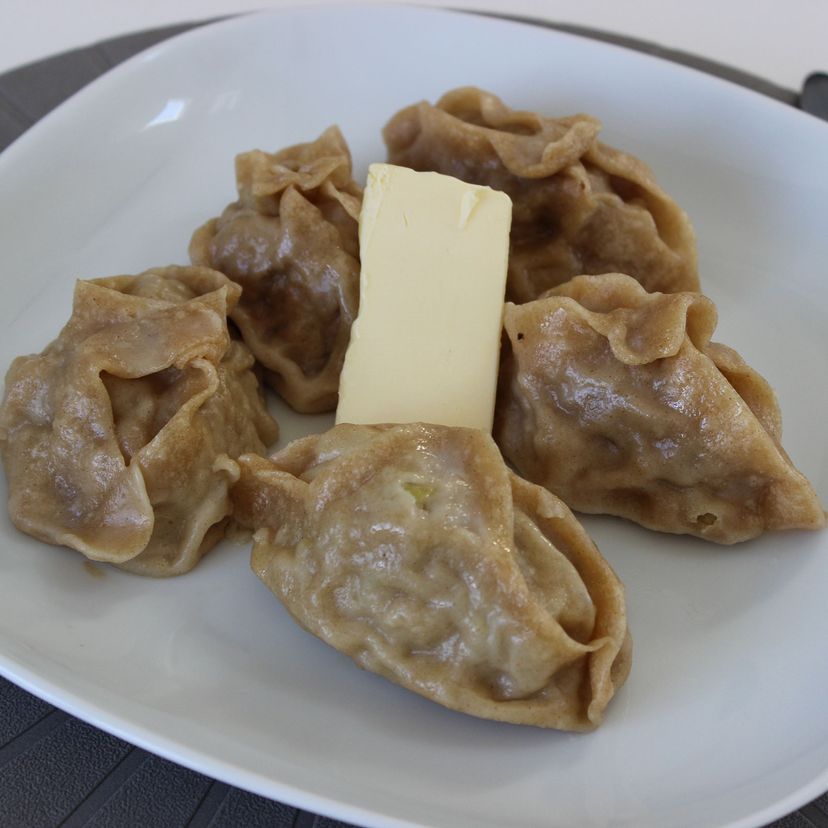 Russische Manti mit dem Cookit