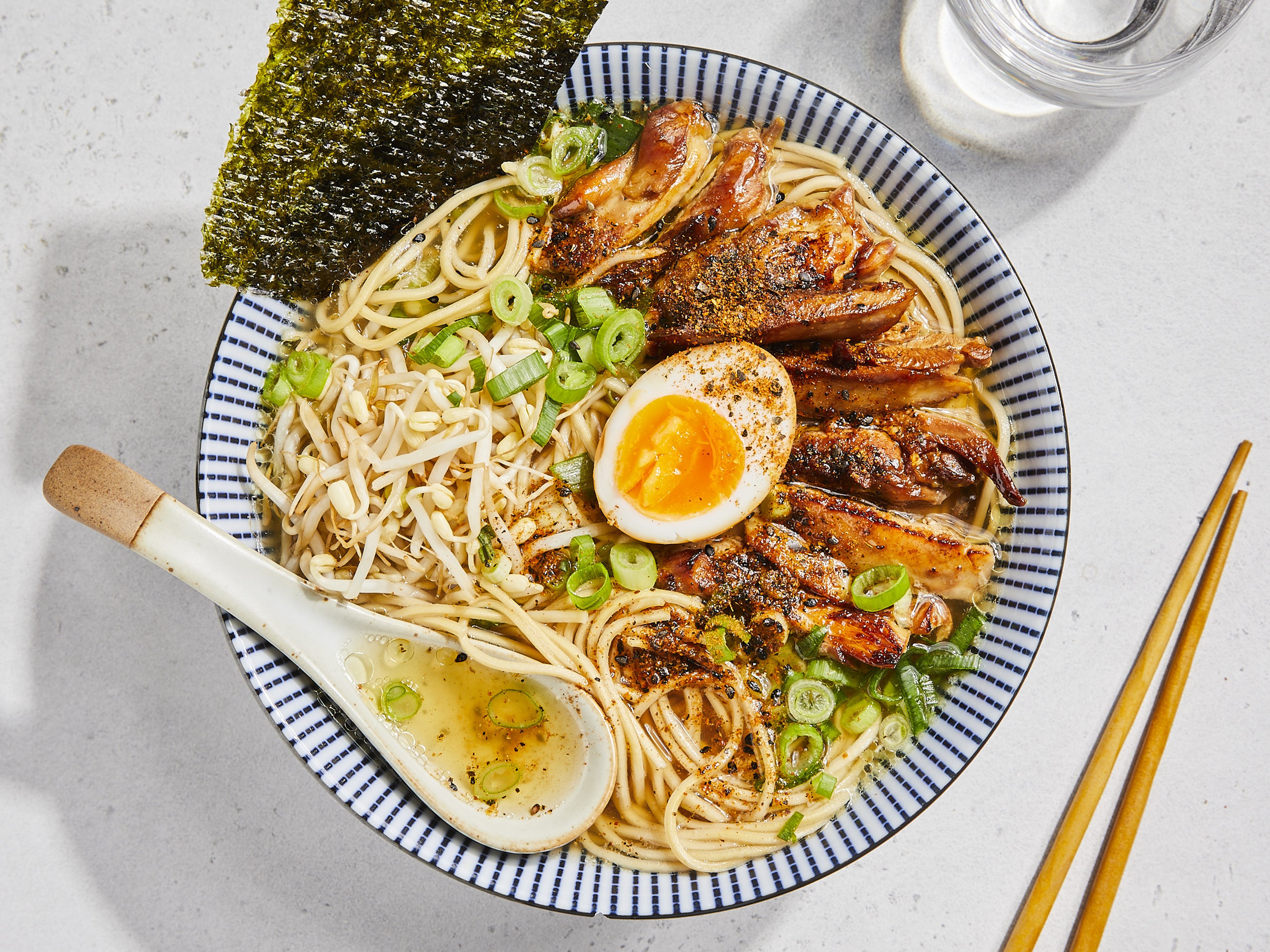 Easy shoyu ramen with chicken