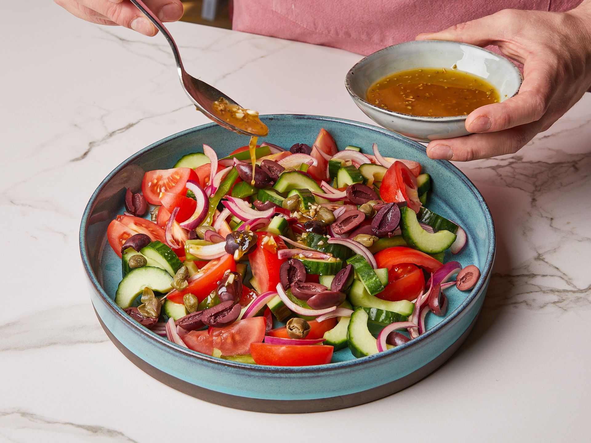 Bauernsalat (Klassischer griechischer Salat) | Rezept | Kitchen Stories