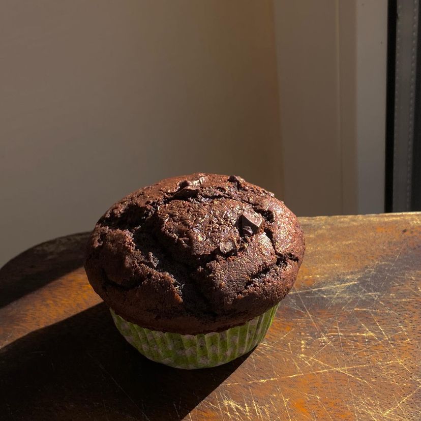 vegan Double Chocolate Muffins