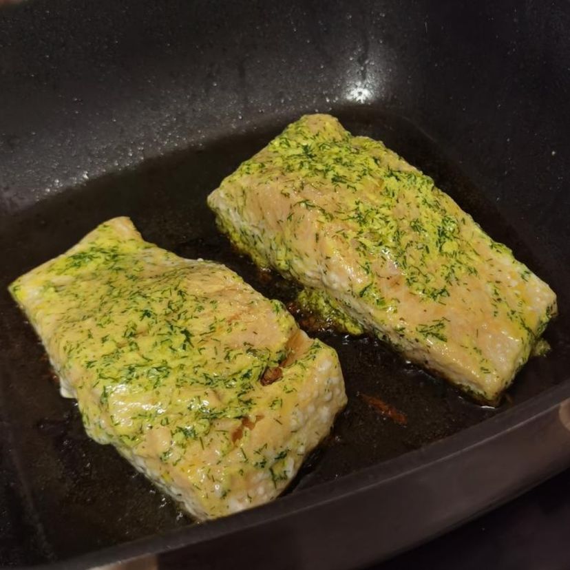 Dillmarinade für Lachs und Fleisch