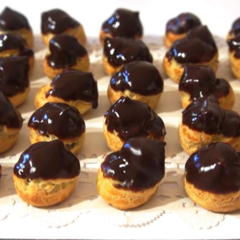 Bignè al cioccolato