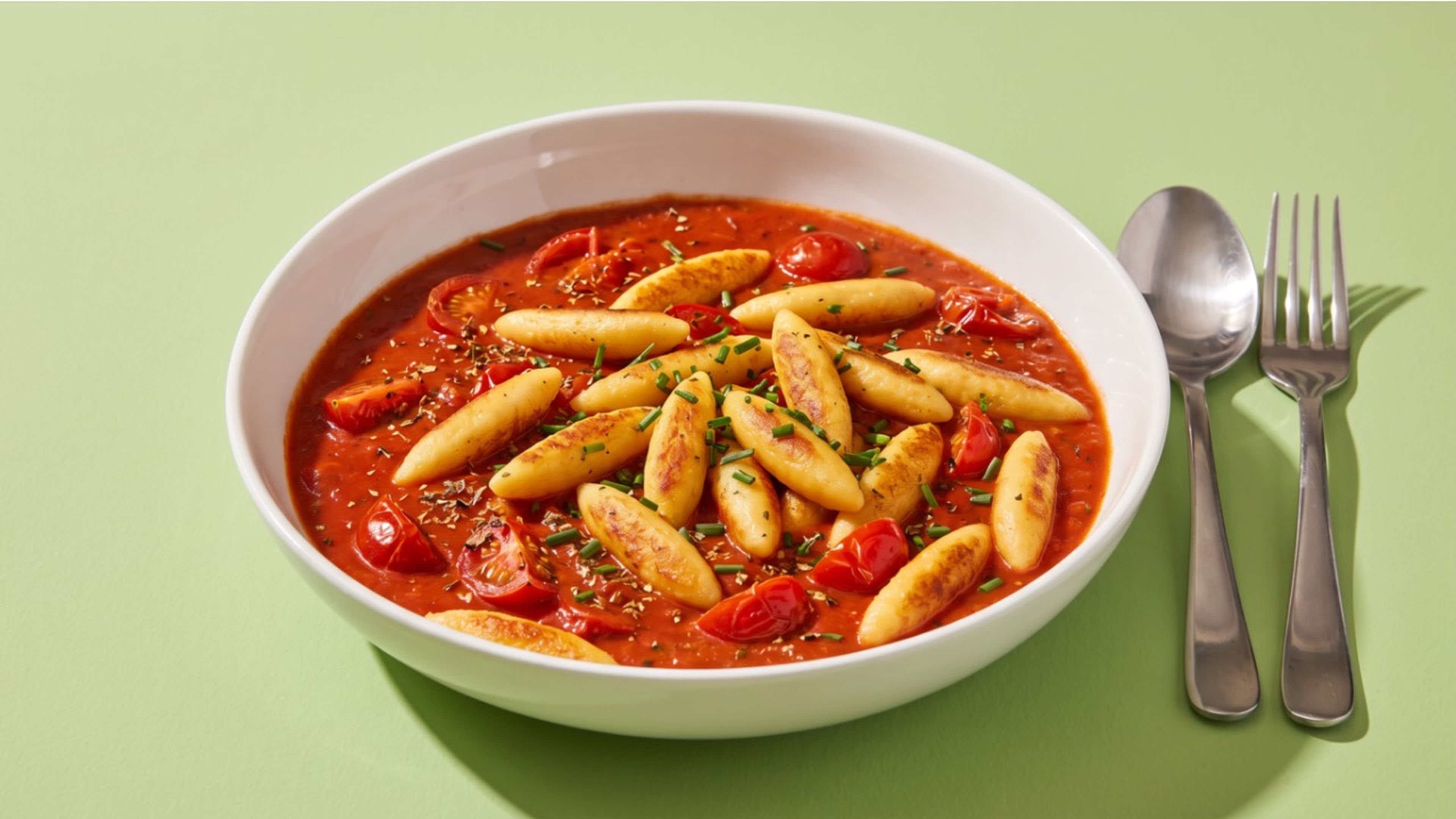 Pfannengericht für jeden Tag: Schupfnudeln in fruchtiger Tomatensoße