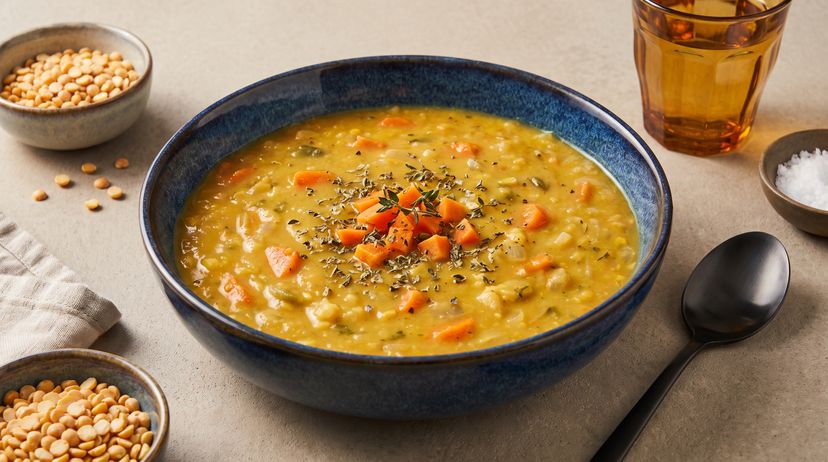 Schwedische gelbe Erbsensuppe für kühle Herbsttage