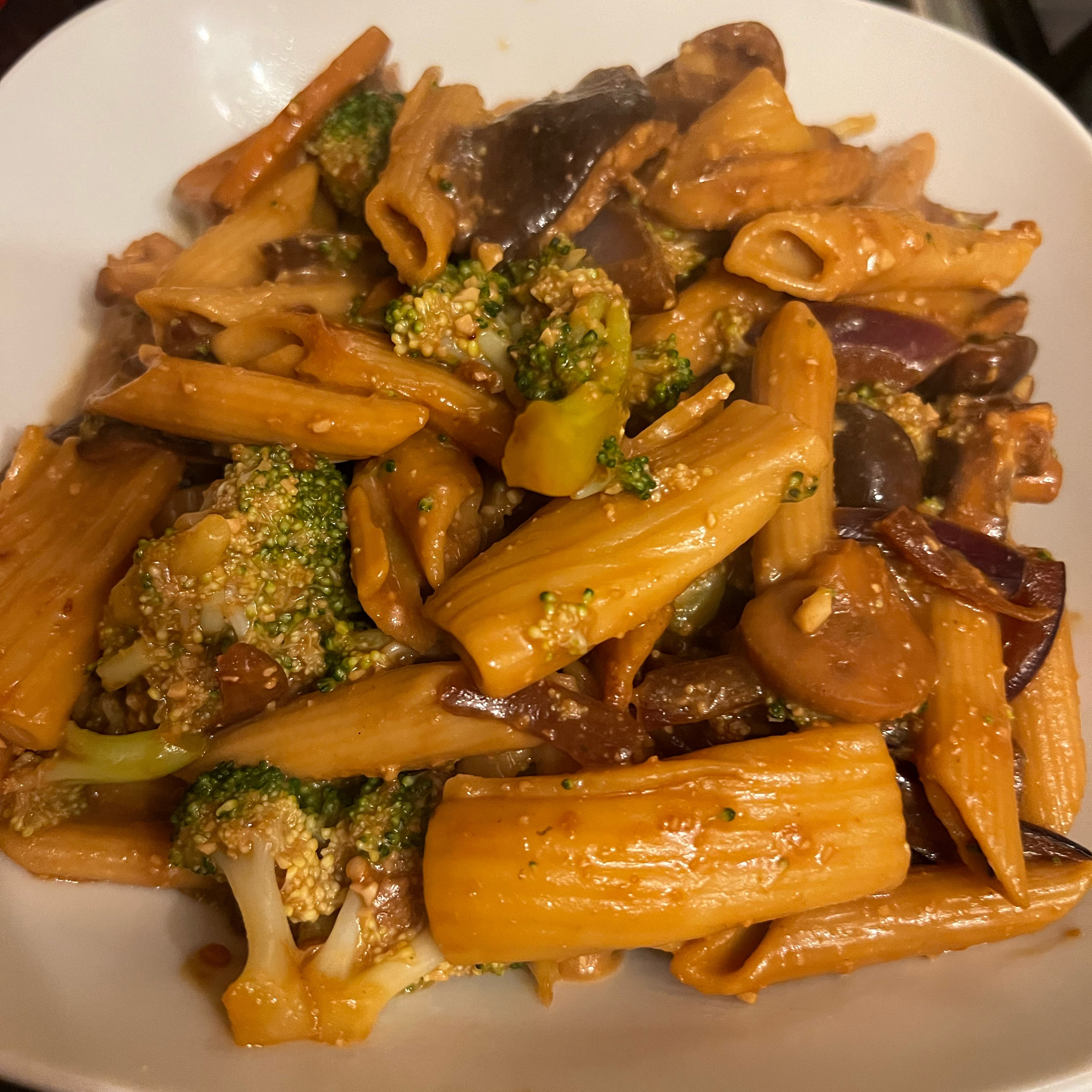 Creamy Mushroom & Broccoli Pasta with Cashew Cream