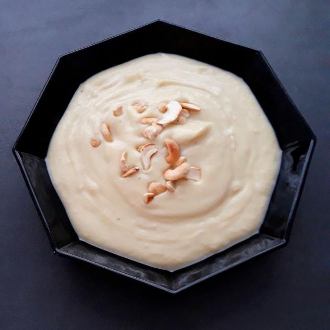 Einfache vegane Blumenkohlsuppe
