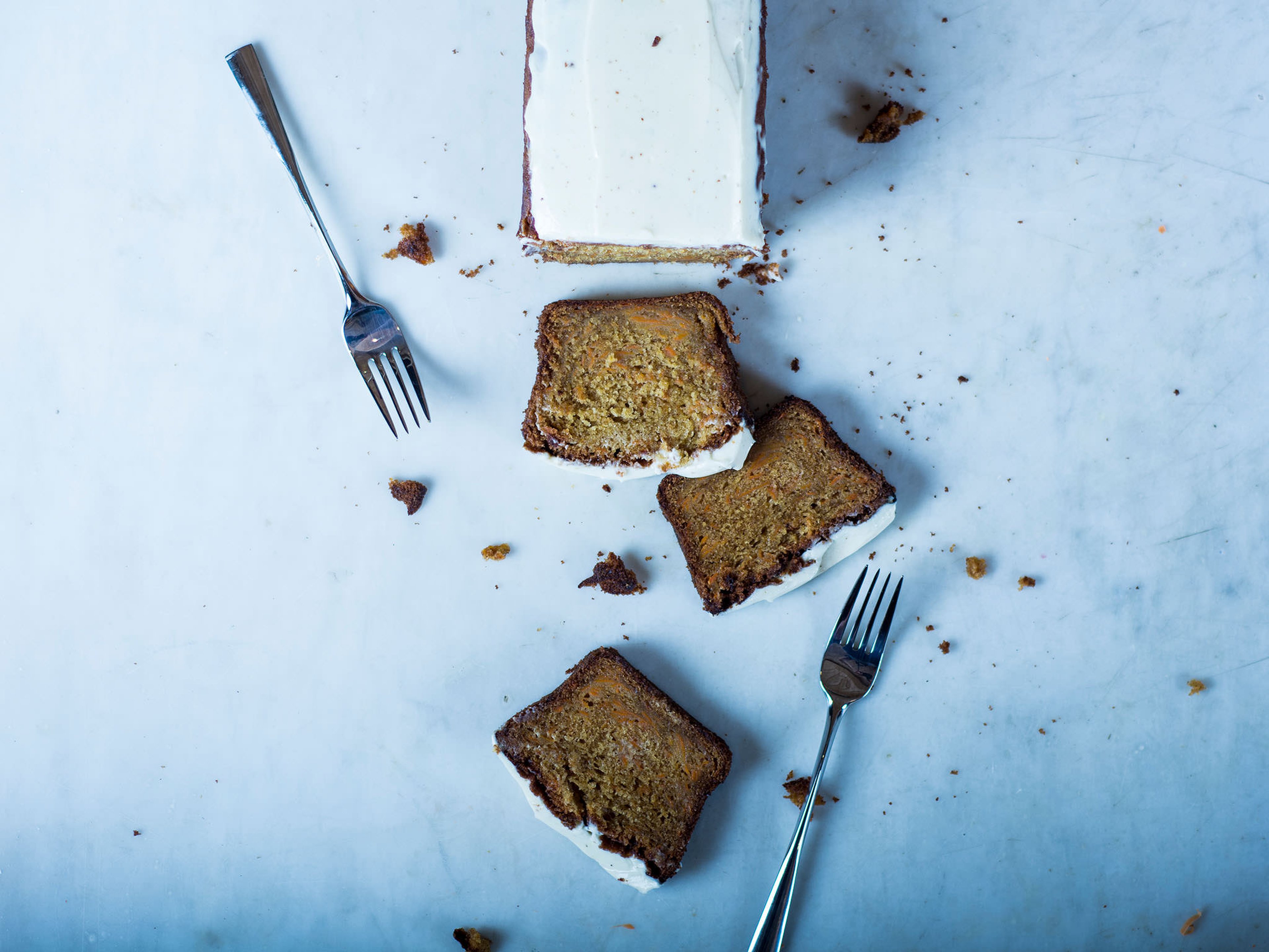 Carrot cake with cream cheese frosting