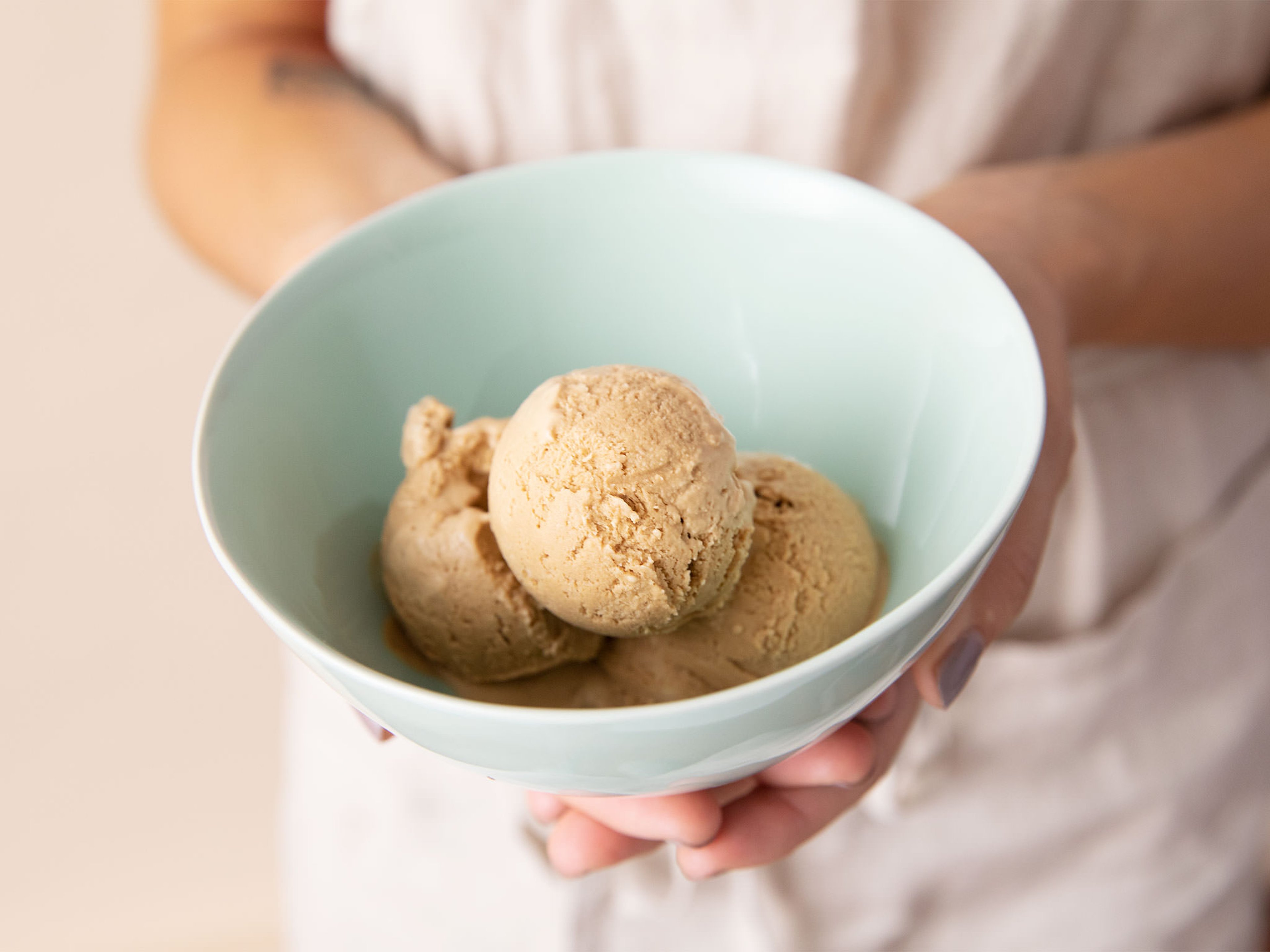 3-ingredient no-churn coffee ice cream