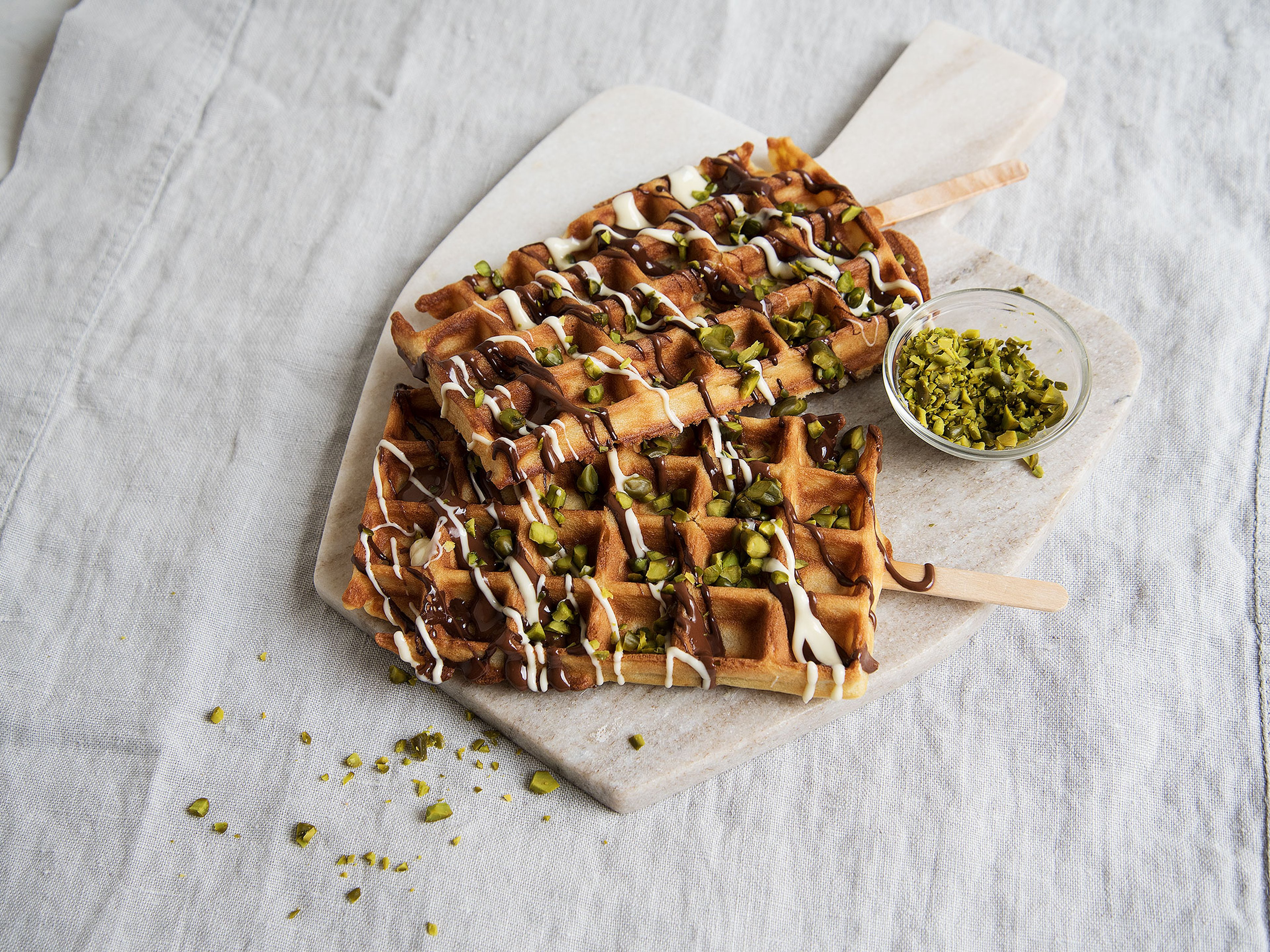 Waffle pops