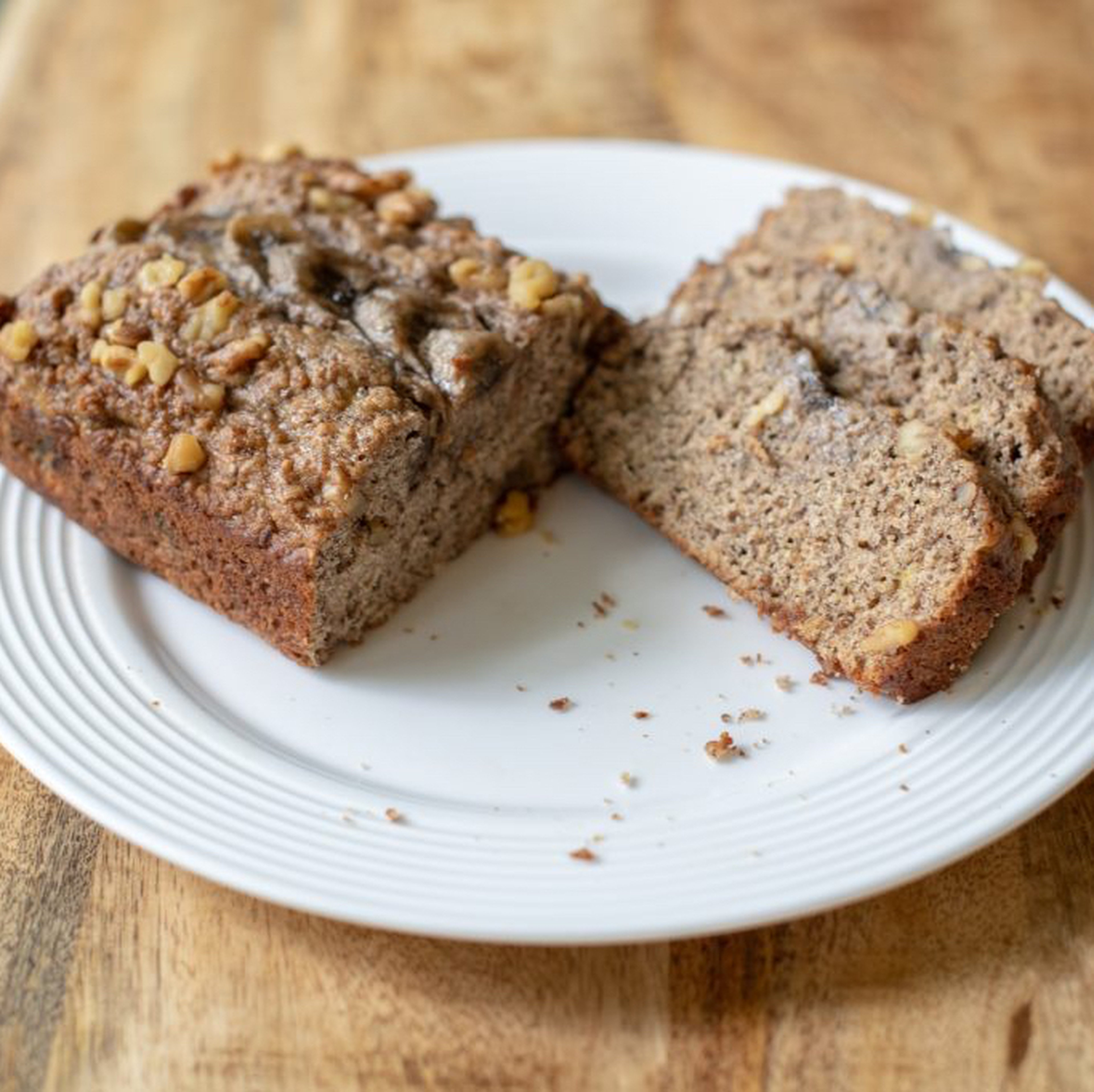 Walnut Flax Banana Bread