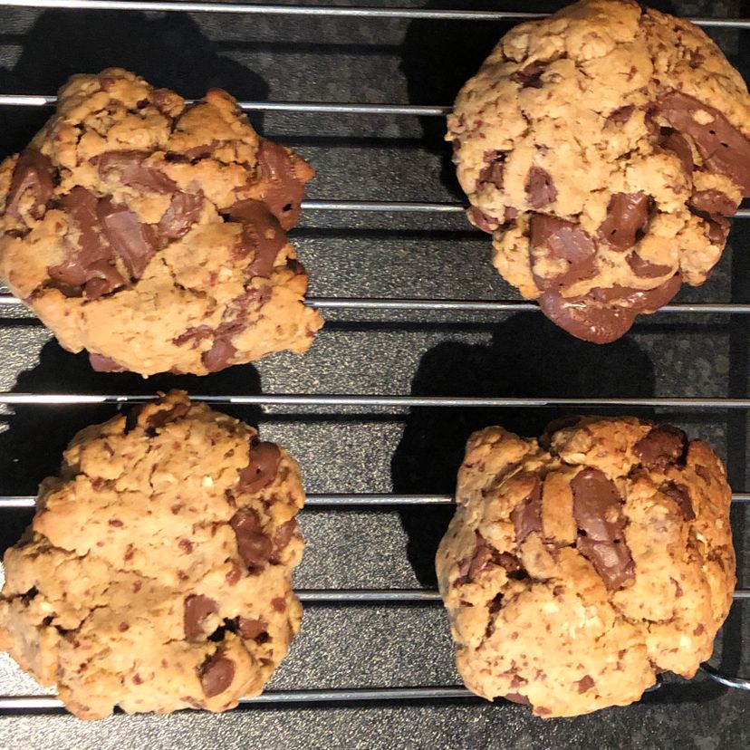 Vegan Peanut Butter Oatmeal cookies