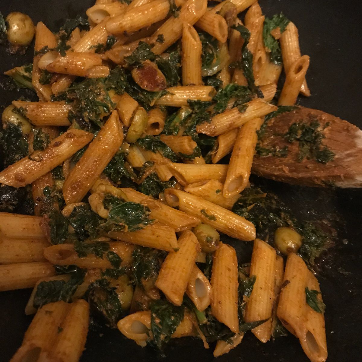 Smokey Caramelised Onion Penne with Olives | Recipe | Kitchen Stories