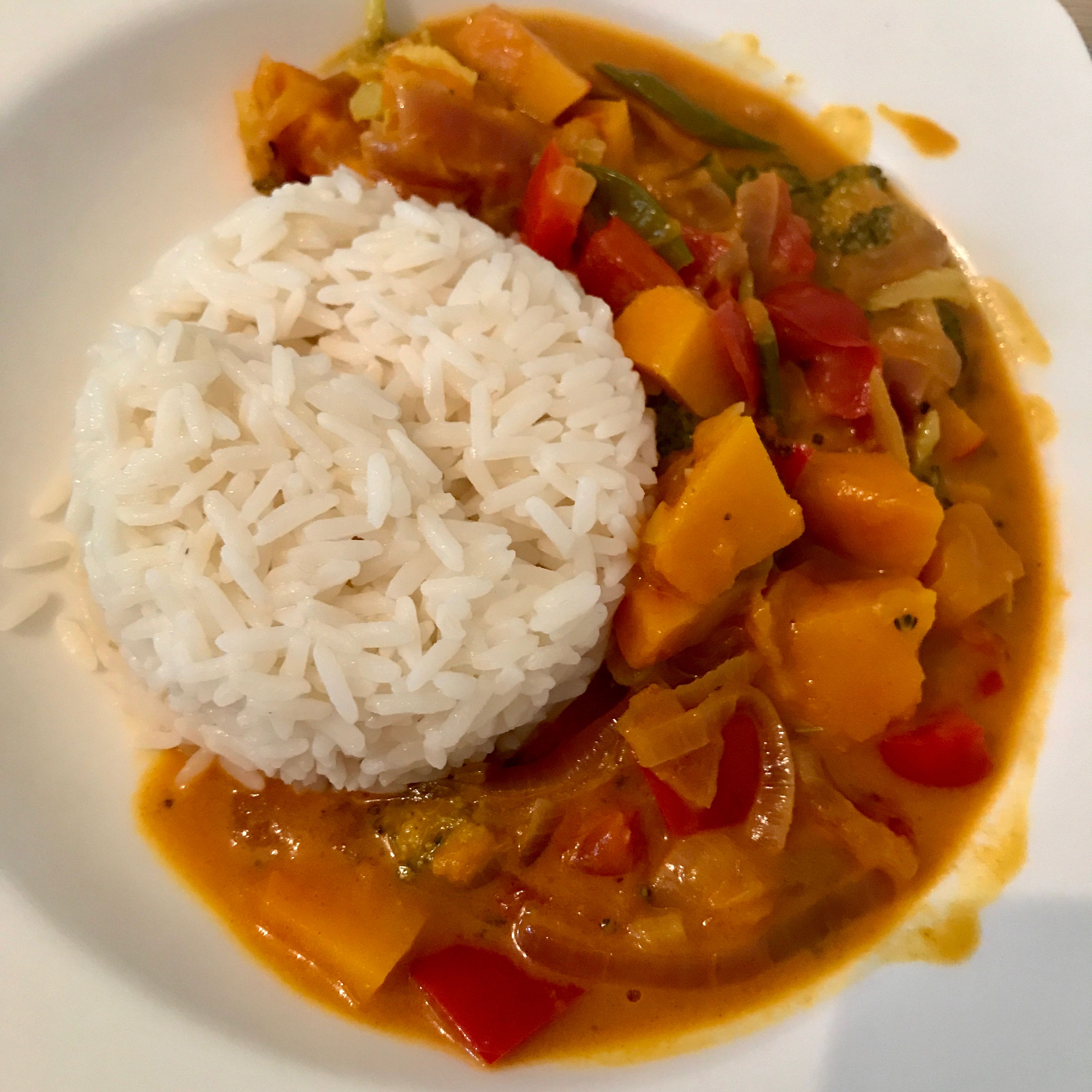 Curry mit Kürbis