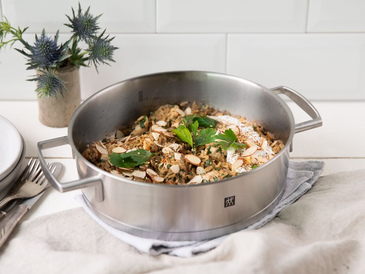 Chicken pilaf | Recipe | Kitchen Stories