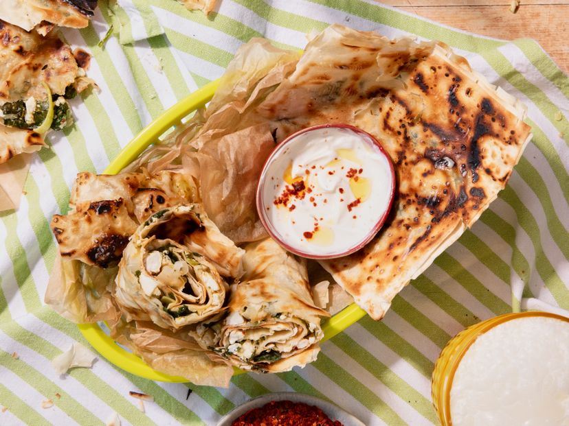 Einfache Gözleme (Türkische Teigtaschen)