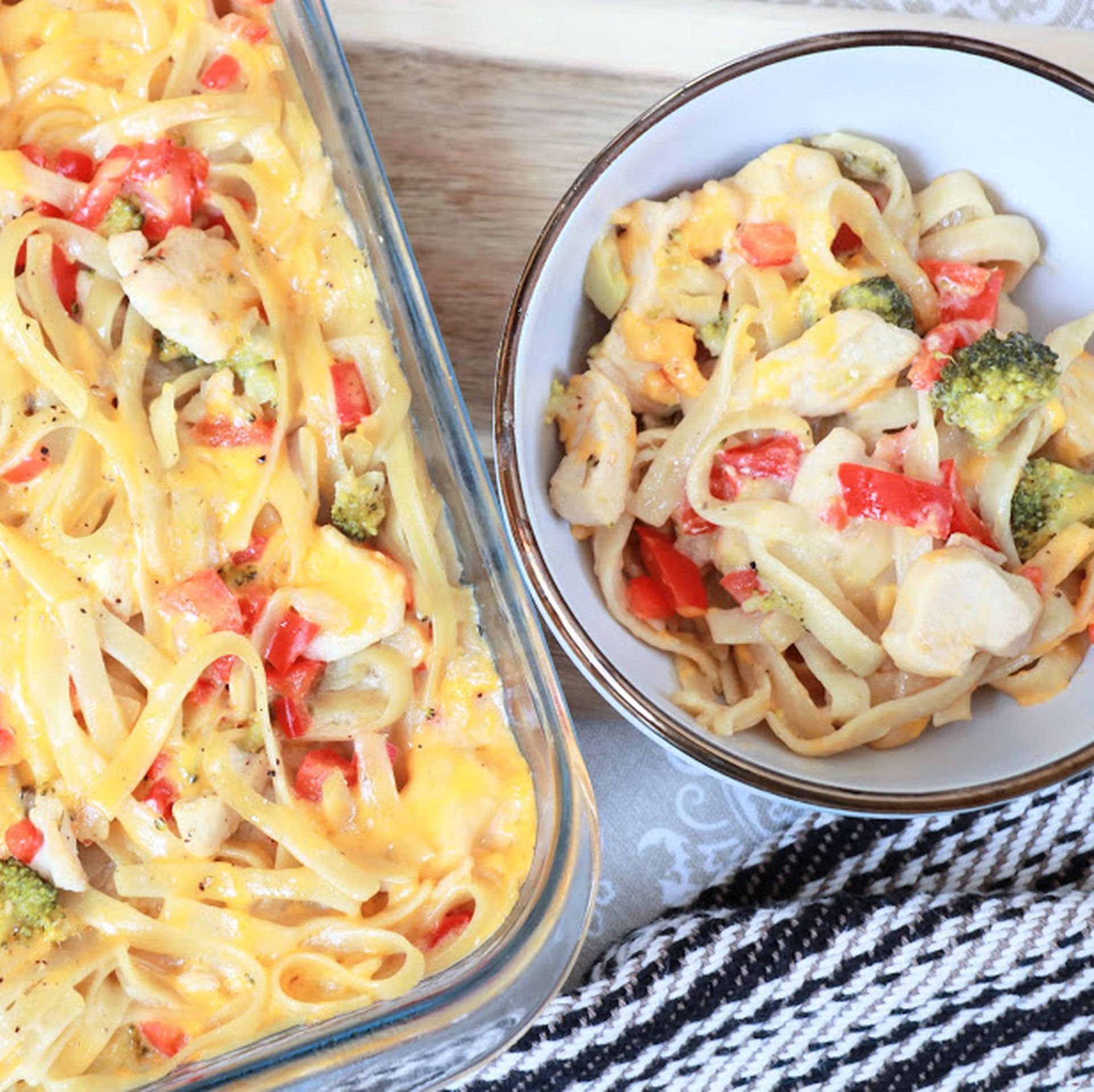 Chicken Broccoli Fettuccine