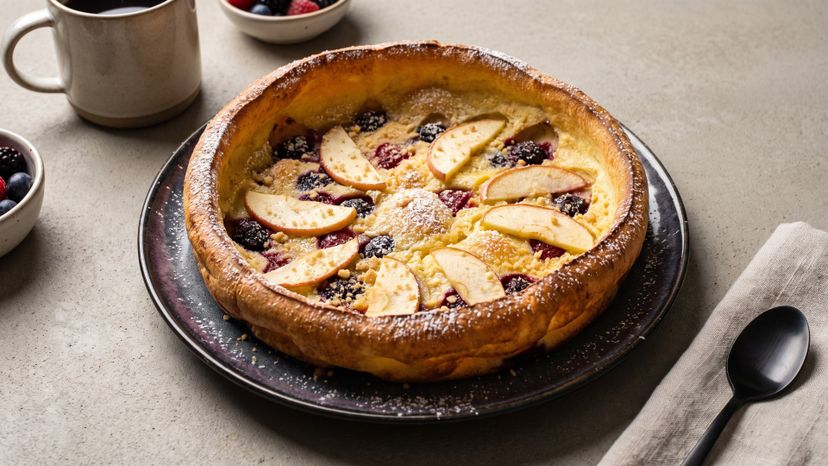 Fluffiger Ofenpfannkuchen aus der Heißluftfritteuse