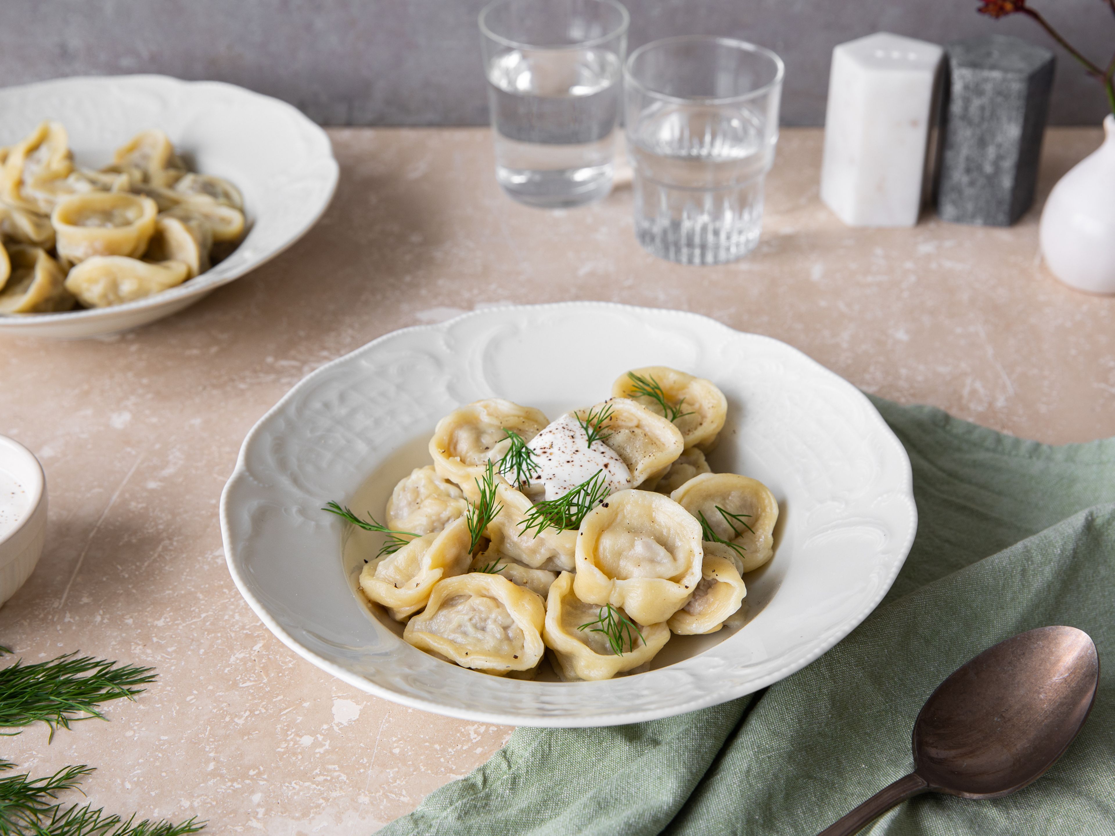 Pelmeni (russische Teigtaschen)