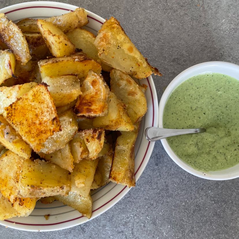 Chips with pringles sauce