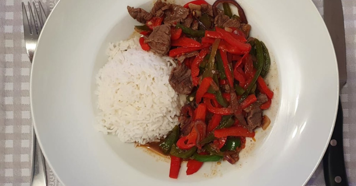 Spicy Asia-Geschnetzeltes mit Basmati-Reis | Rezept | Kitchen Stories