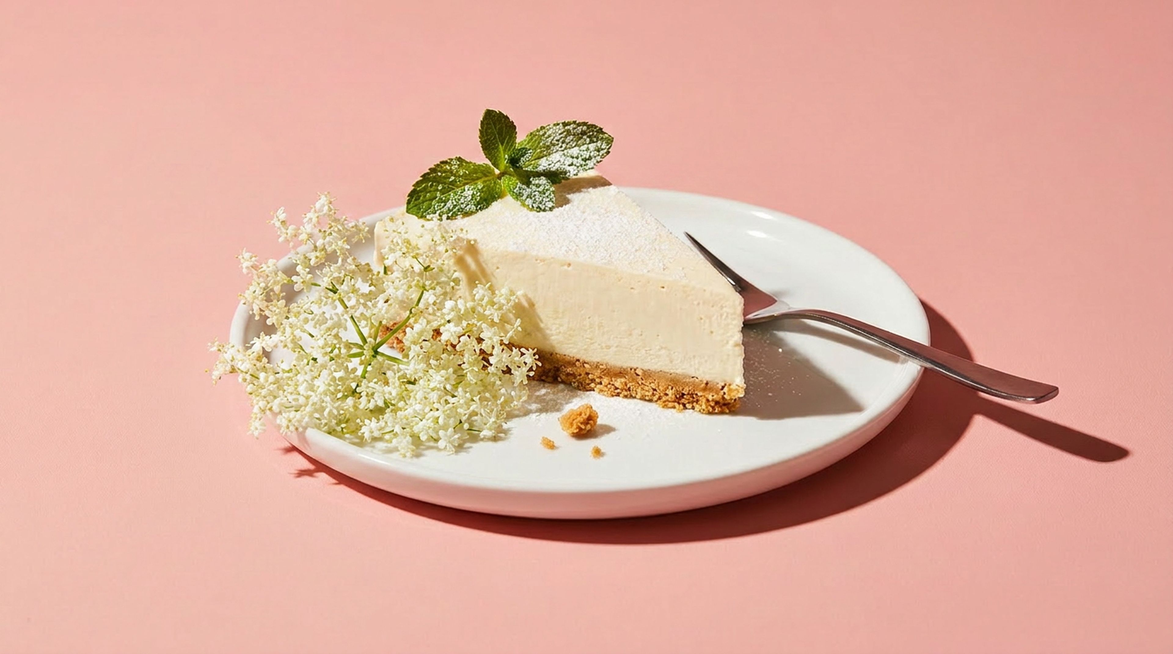 Holunderblüten-Käsekuchen aus dem Kühlschrank: cremiges No-Bake-Rezept für den Sommer