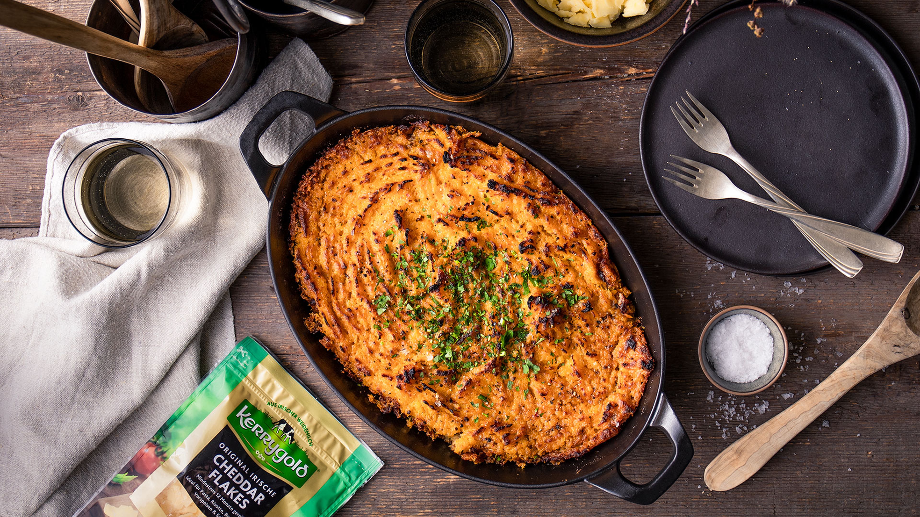 Shepherd’s Pie mit Süßkartoffeldecke