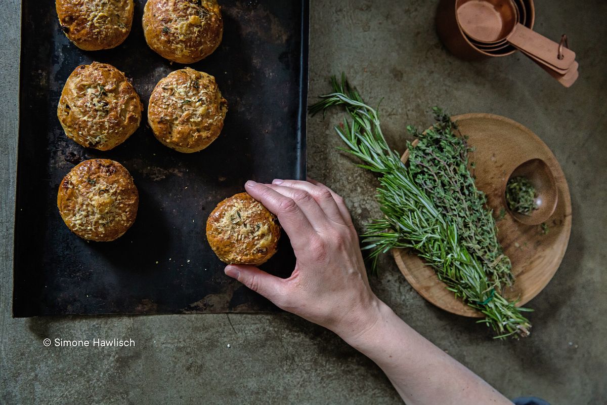 Savory Herb & Cheese Scones | Recipe | Kitchen Stories