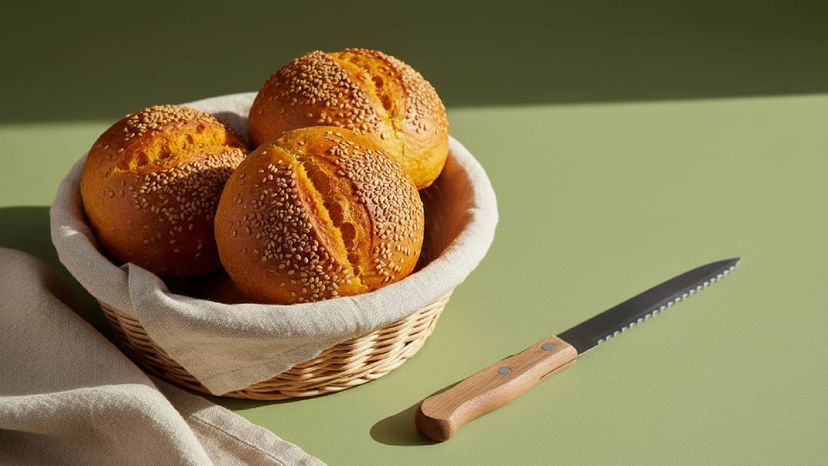 Hausgemachte Süßkartoffelbrötchen mit Sesam für den perfekten Start in den Tag