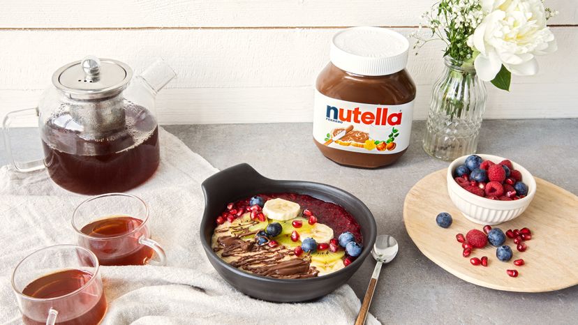 Hafer-Hirse-Porridge mit nutella®