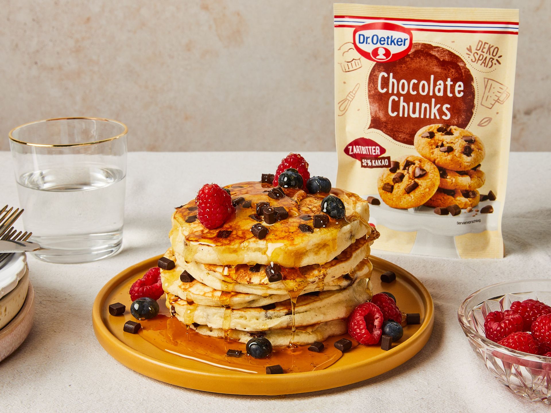 Dicke, fluffige Pancakes nach amerikanischer Art