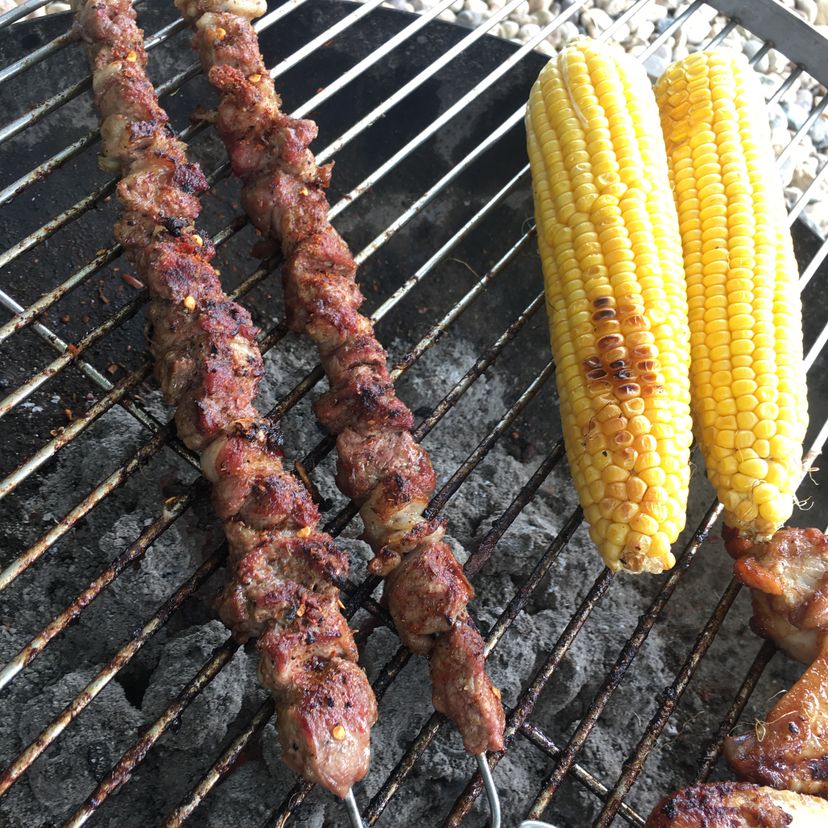 Mongolian lamb skewer