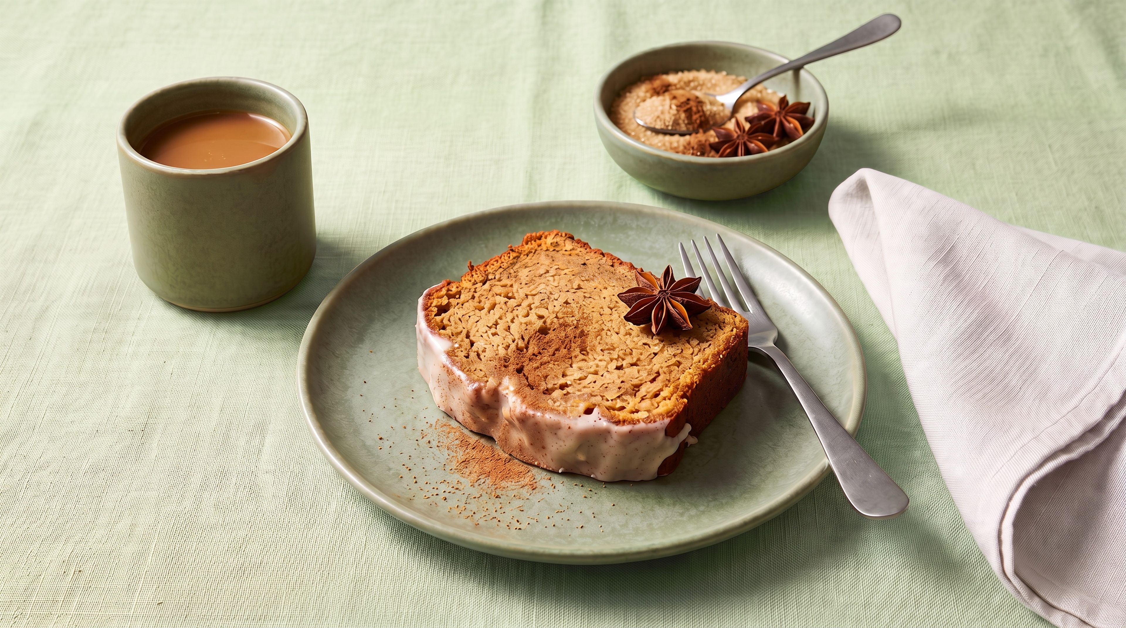 Veganer Gewürzkuchen mit Chai-Aromen