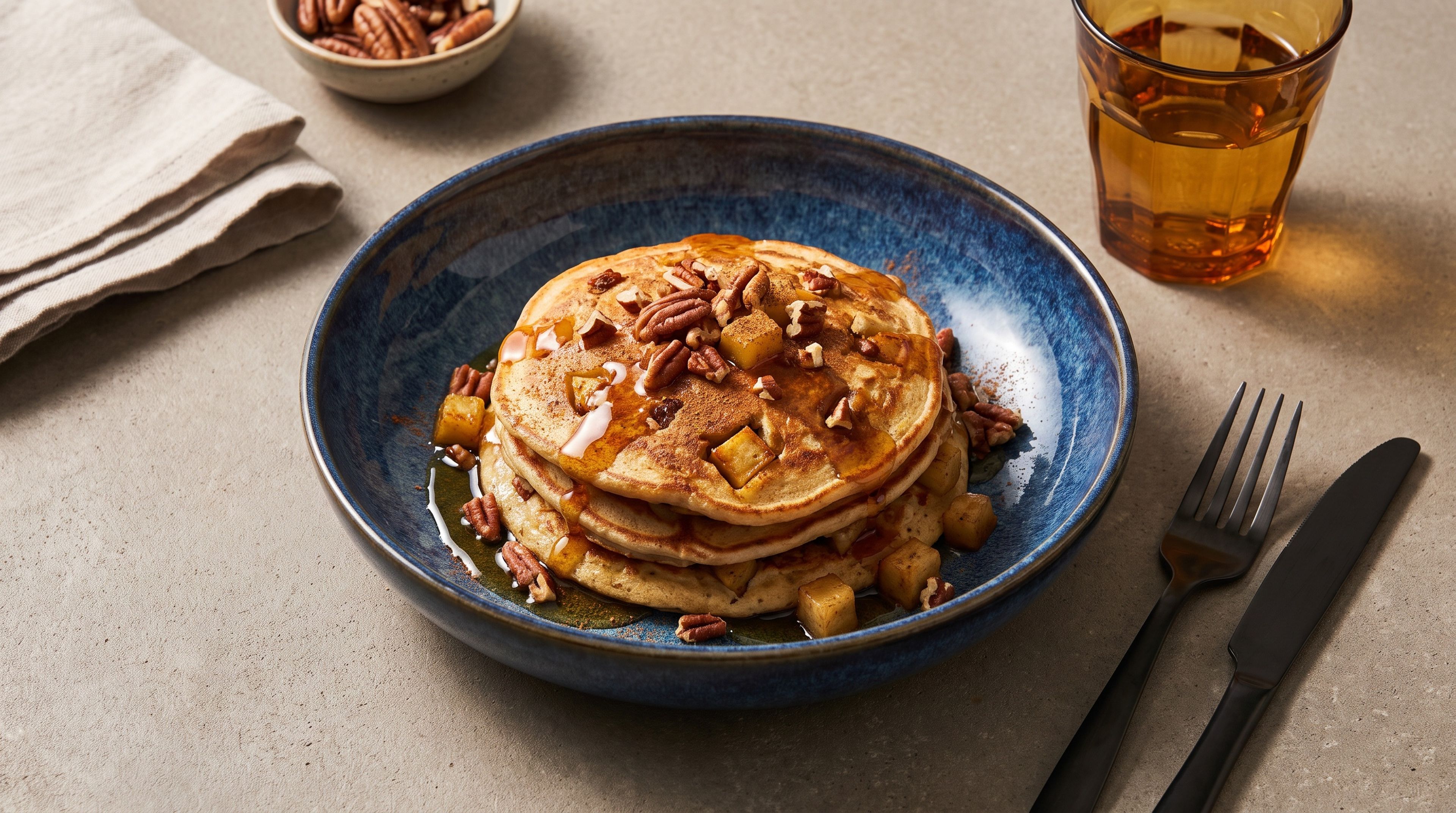 Du liebst Pfannkuchen? Dann darfst du diese kanadischen Apfel-Pancakes nicht verpassen