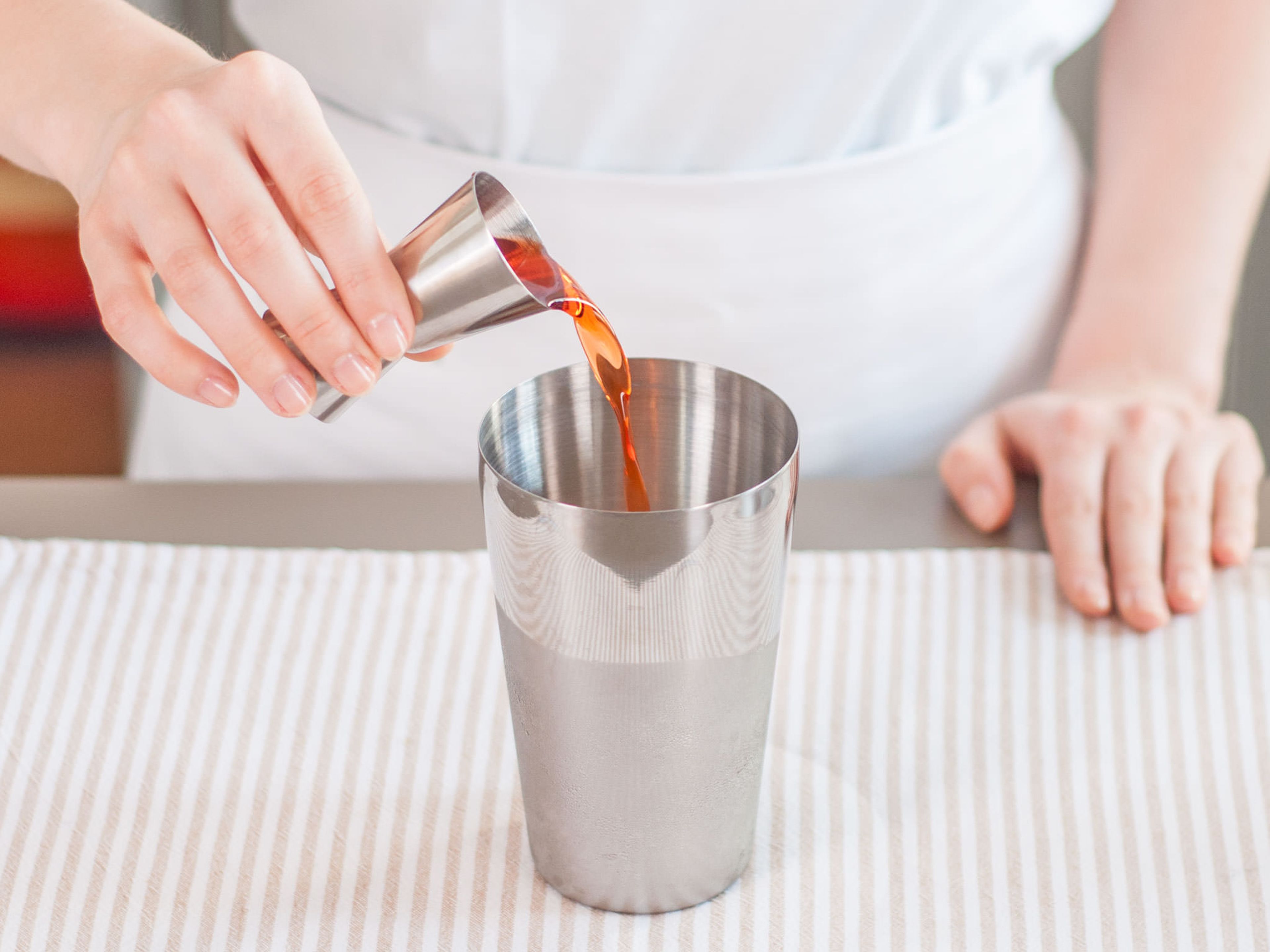 Combine the Aperol, orange juice, and grapefruit juice in a shaker with ice.