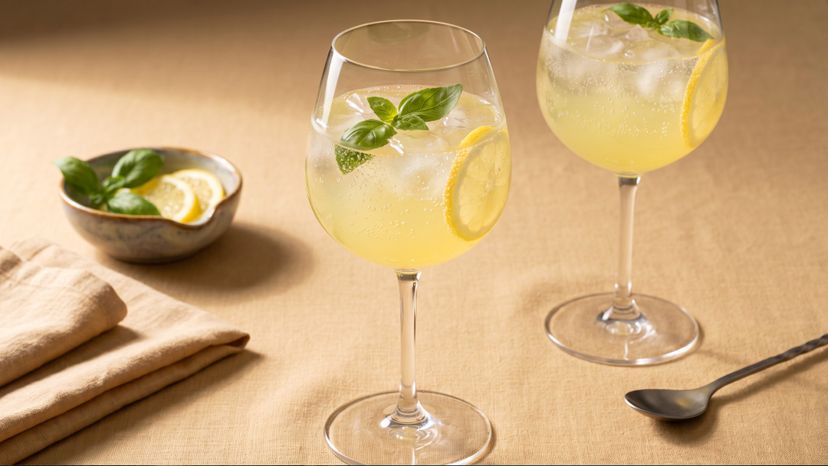 Alkoholfreier Limoncello-Spritz für warme Sommerabende