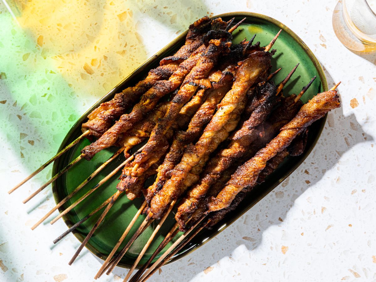 German pork belly skewers | Recipe | Kitchen Stories