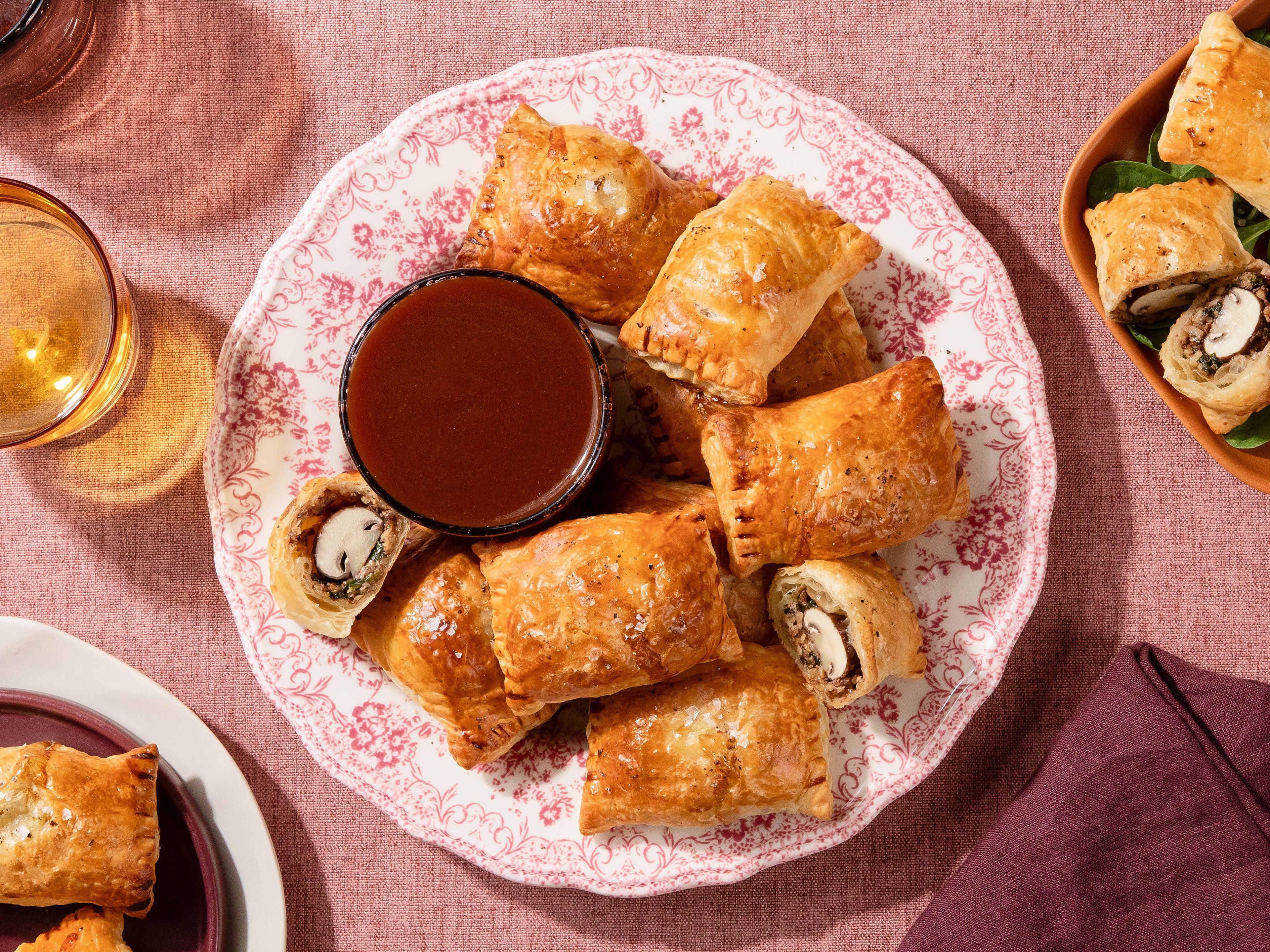 Buttrig-knusprige Mini-Pilz-Wellingtons