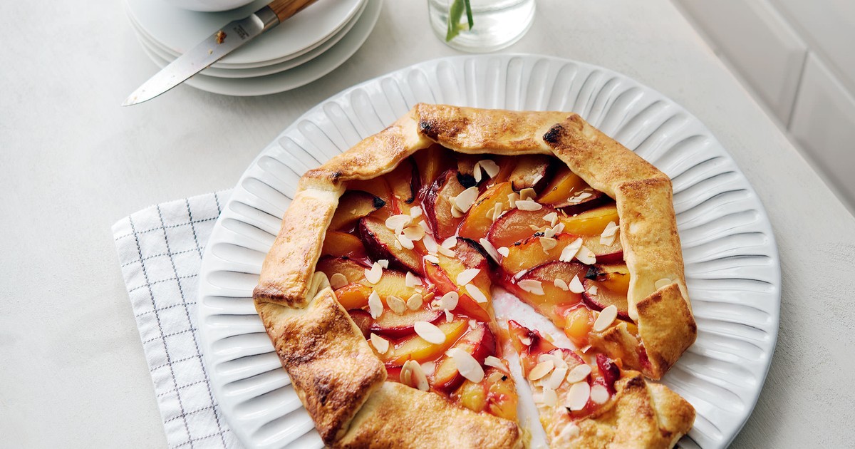 Easy stone fruit galette Recipe Kitchen Stories