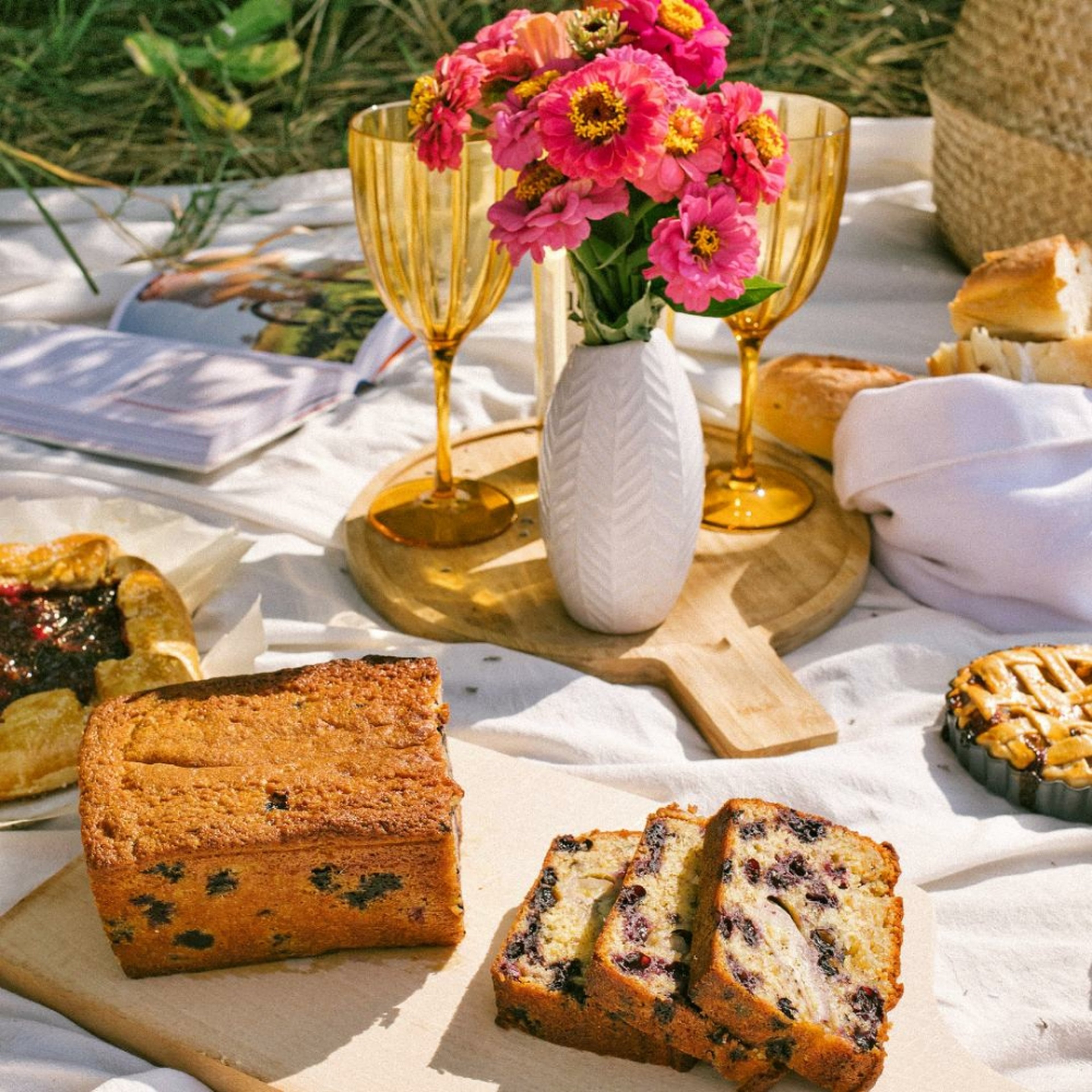 Blueberries Banana Bread