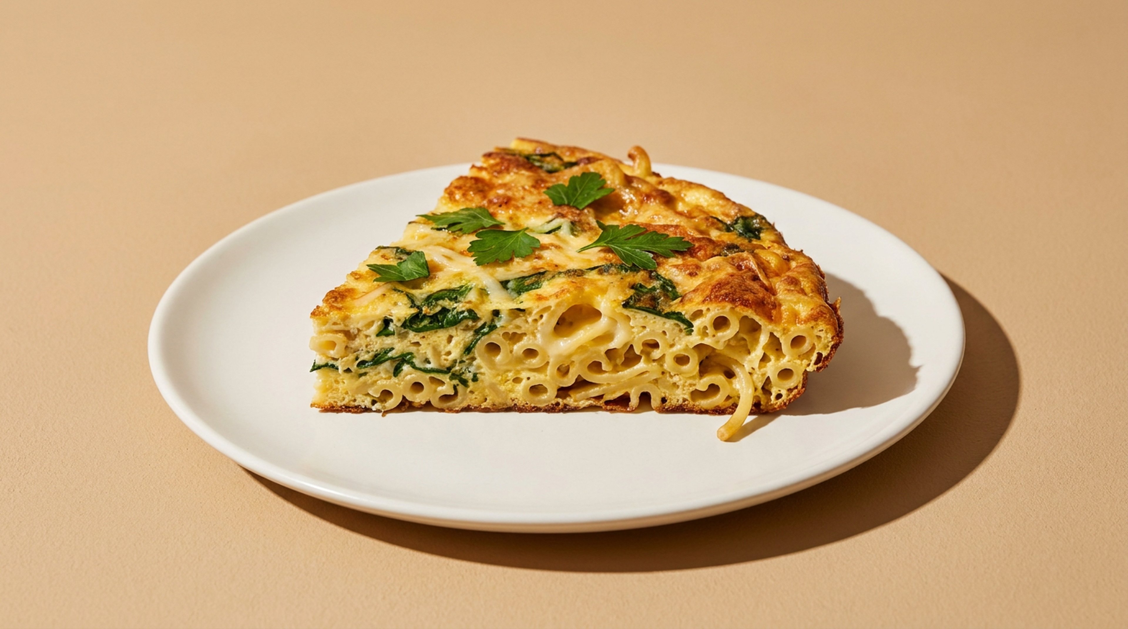 Knusprige Pasta-Frittata aus der Heißluftfritteuse: So verwertest du Nudelreste richtig