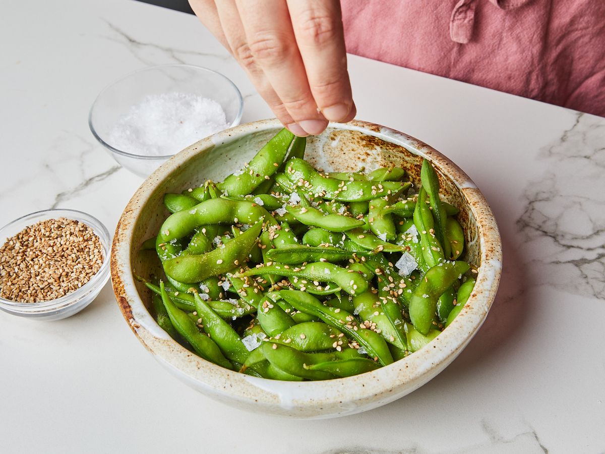 Edamame So essen wir den gesunden TrendSnack! Rezept Kitchen Stories