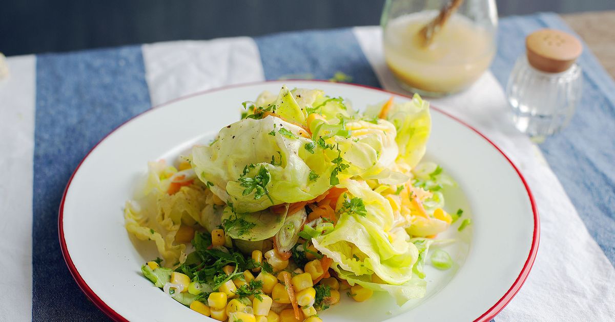 Gemischter Salat mit weißem Balsamico-Honig-Dressing | Rezept | Kitchen ...