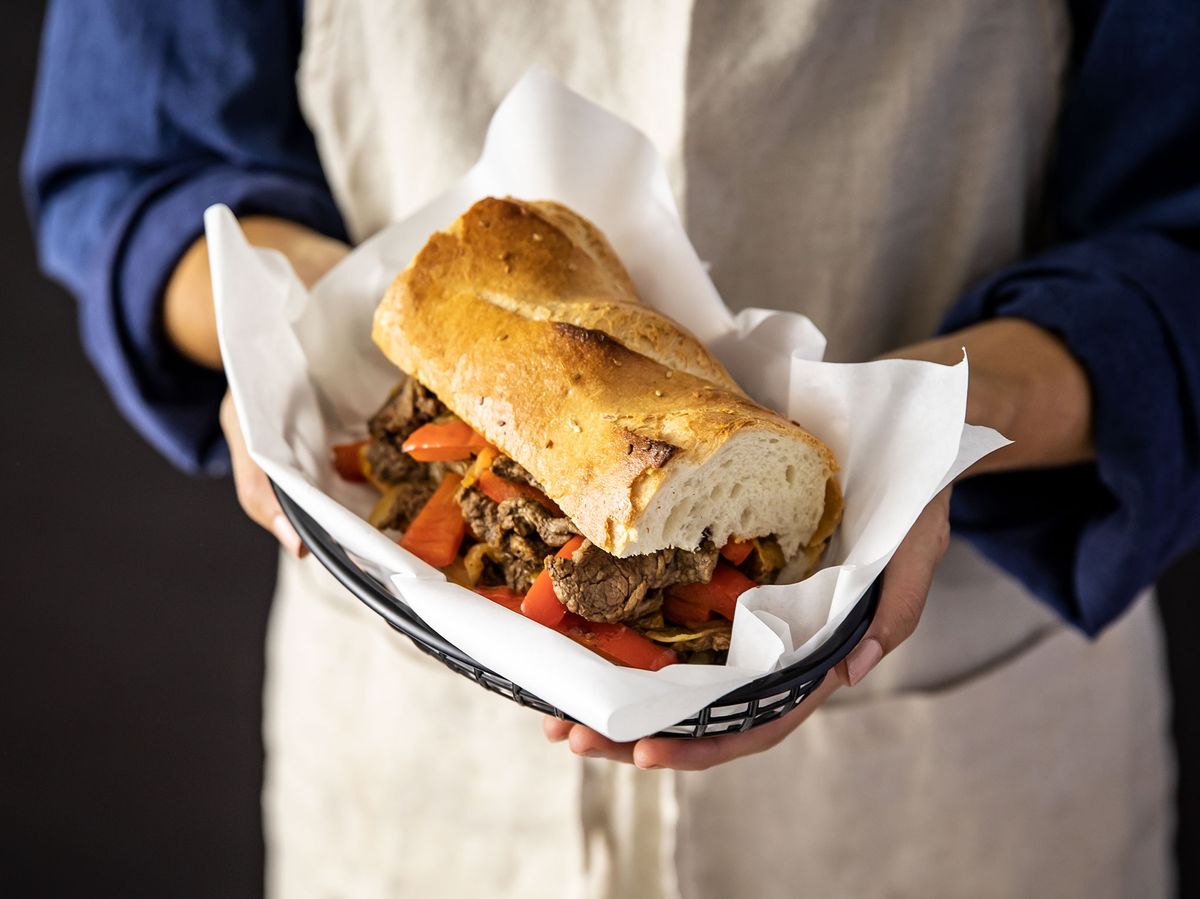 5-ingredient Philly-style cheesesteak | Recipe | Kitchen Stories