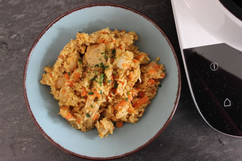 Plov (Pilaw auf russische Art) mit dem Cookit