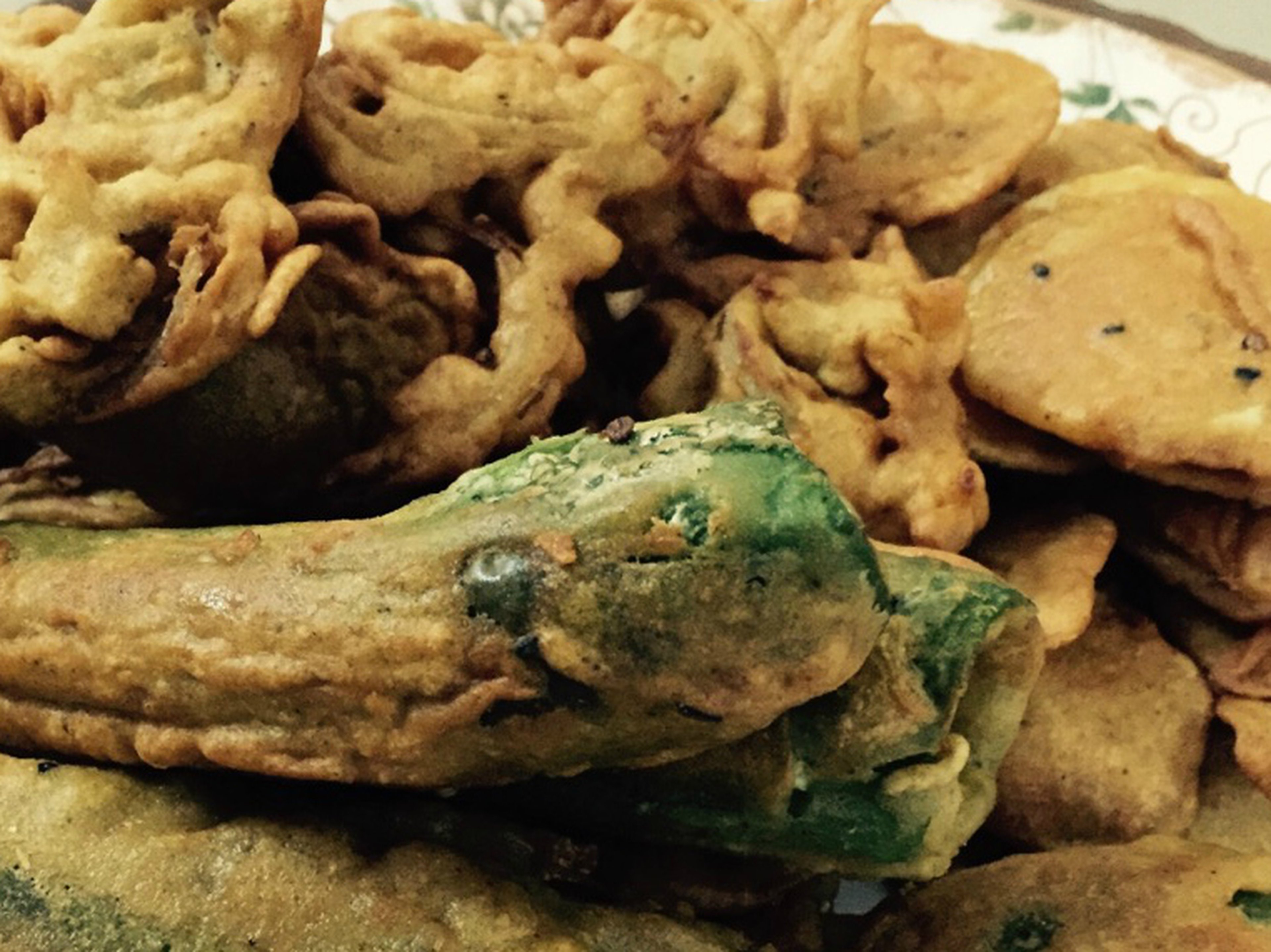 Pakora (Indische Beilage: Gemüse im Teigmantel)