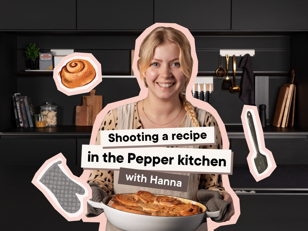 A Photo Shoot in the “Pepper” Kitchen Stories Kitchen Stories