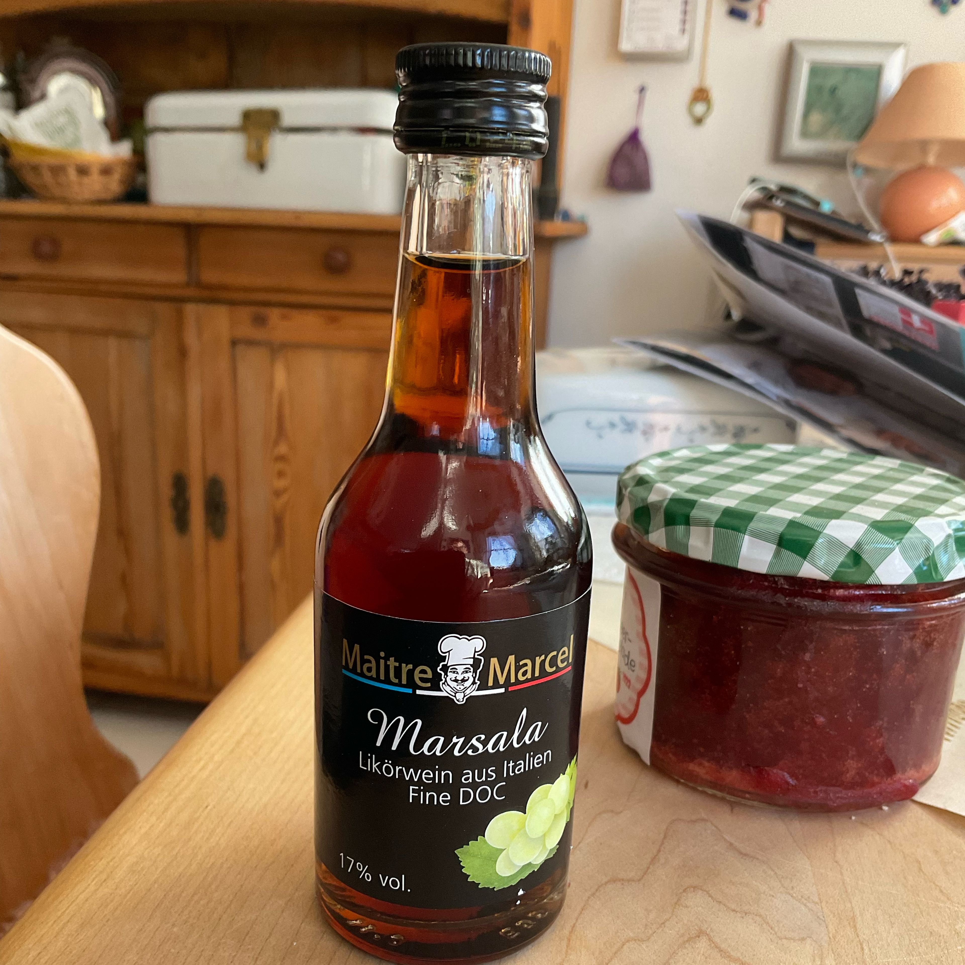 Den Marsala für die Sauce gibts schön in ner Kochmenge 100 ml